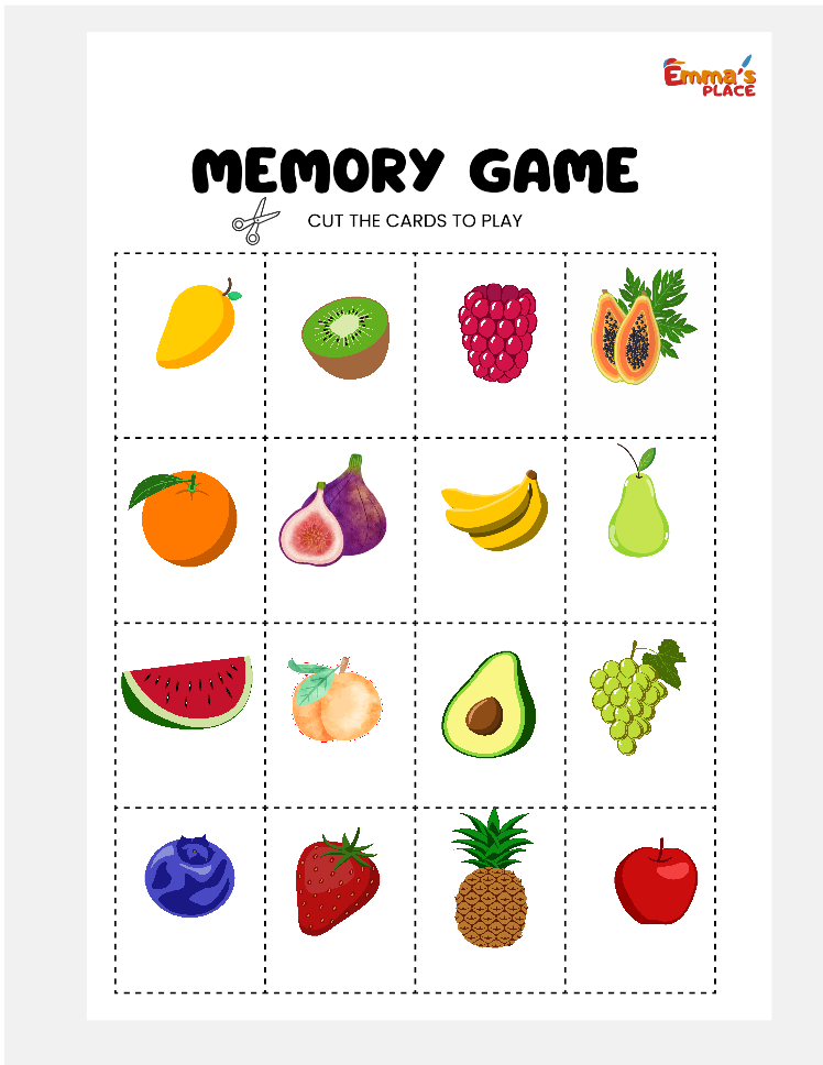 MEMORY GAME FRUITS