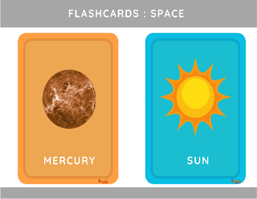 GIANT FLASHCARD SPACE